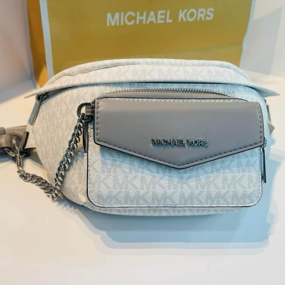 Mk Maise Large Logo 2 in 1 Sling Pack
